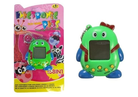 ⁨Elektroniczne Zwierzątko Tamagotchi z Kokardką Zielone⁩ w sklepie Wasserman.eu