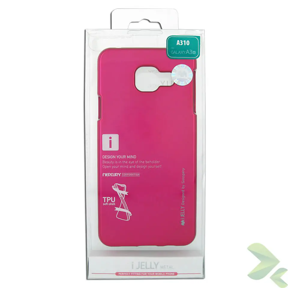 ⁨Mercury I-Jelly - Samsung Galaxy A3 Case (2016) (pink)⁩ at Wasserman.eu