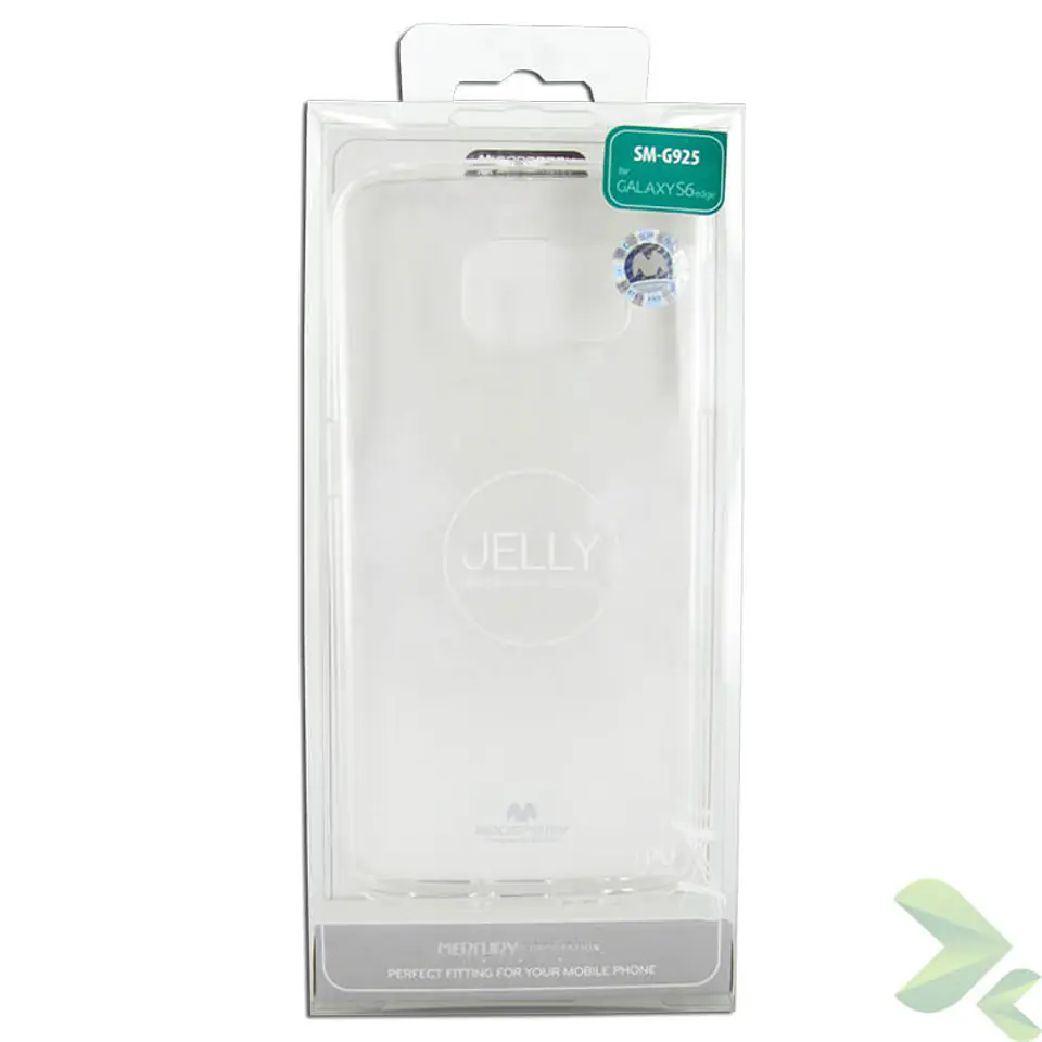 ⁨Mercury Transparent Jelly - Samsung Galaxy S6 Edge Case (Transparent)⁩ at Wasserman.eu