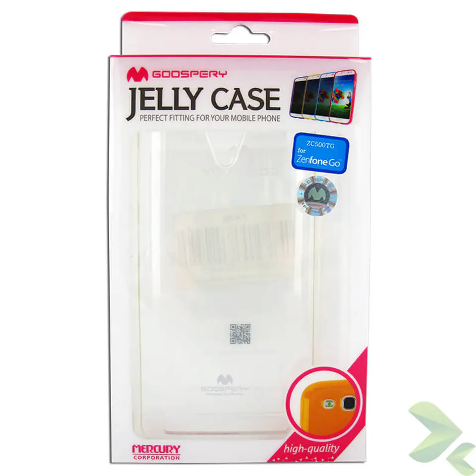 ⁨Mercury Transparent Jelly - Asus Zenfone Go 5.0 Case (Transparent)⁩ at Wasserman.eu