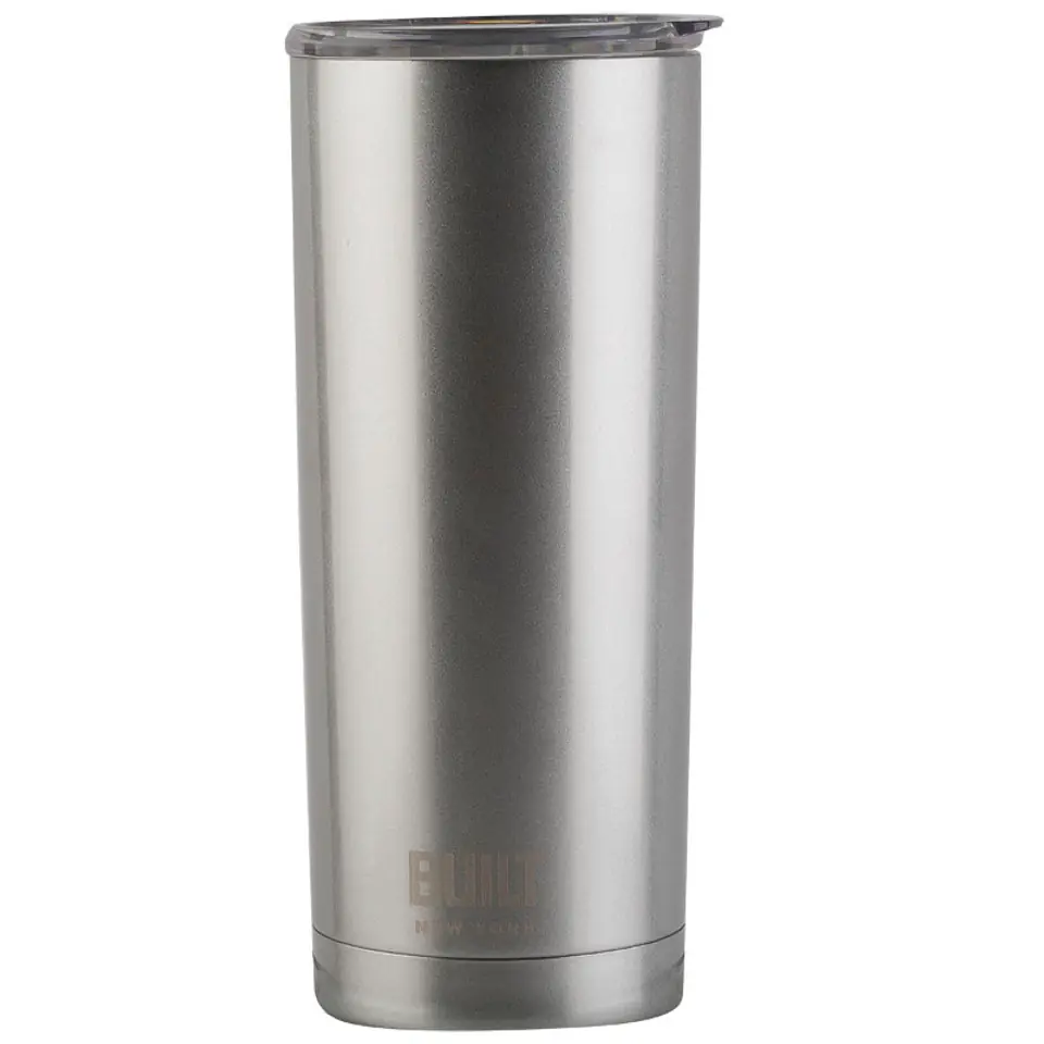 ⁨BUILT Vacuum Insulated Tumbler - Steel Thermal Cup with Vacuum Insulation 600 ml (Silver)⁩ at Wasserman.eu