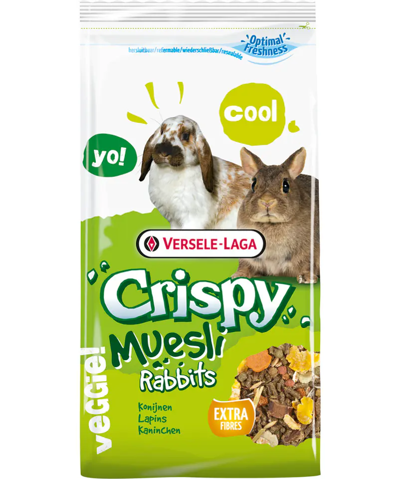 ⁨VERSELE LAGA Crispy Muesli - Rabbits 400g - dla królików miniaturowych [461697]⁩ w sklepie Wasserman.eu