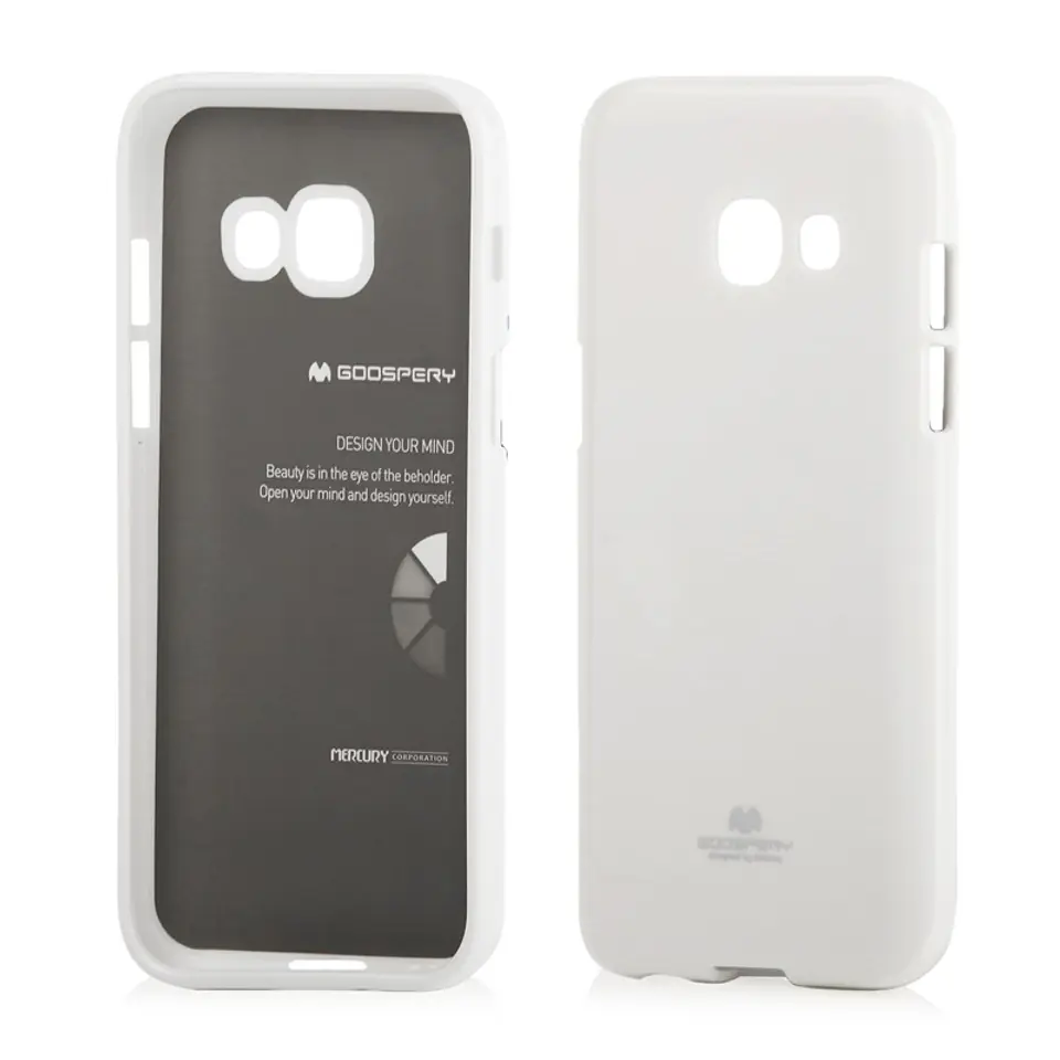 ⁨Mercury Jelly - Samsung Galaxy A3 Case (2017) (white)⁩ at Wasserman.eu