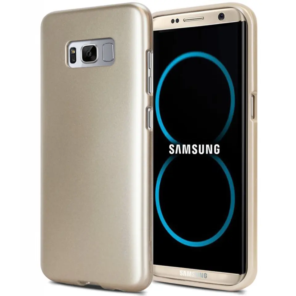 ⁨Mercury I-Jelly - Etui Samsung Galaxy S8 (złoty)⁩ w sklepie Wasserman.eu