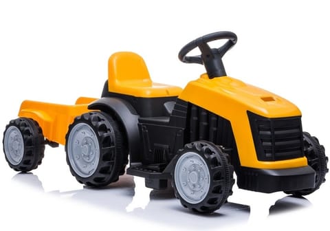 Traktor z Przyczepą na Akumulator TR1908T Żółty w sklepie Wasserman.eu