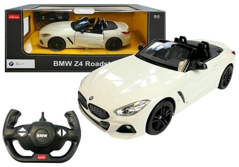⁨Auto R/C BMW Z4 Roadster Rastar 1:14 Białe⁩ w sklepie Wasserman.eu