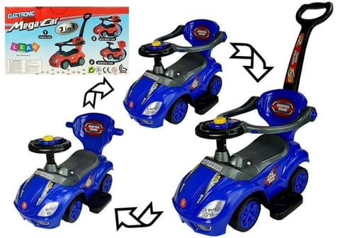 ⁨Pusher Ride Mega Car 3in1 Blue⁩ at Wasserman.eu