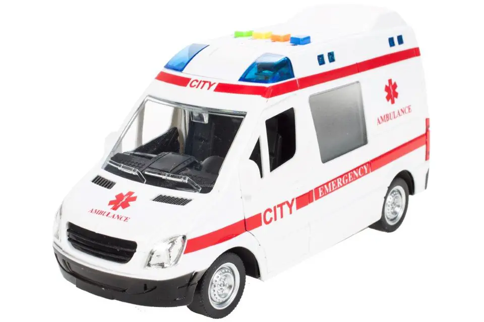 Ambulance with sound drive 1:16 at Wasserman.eu