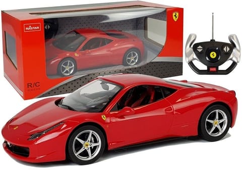 ⁨Auto R/C Ferrari Italia Rastar 1:14 Czerwone na Pilota⁩ w sklepie Wasserman.eu