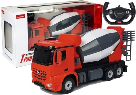 ⁨Auto R/C Mercedes-Benz Arocs Rastar 1:14 Czerwone na Pilota⁩ w sklepie Wasserman.eu