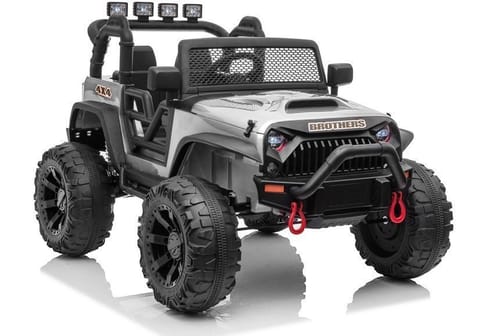 ⁨Auto na akumulator Jeep JC666 Srebrny Lakierowany⁩ w sklepie Wasserman.eu