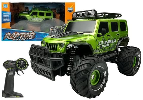 ⁨Auto Zdalnie Sterowane R/C Jeep Zielony 2.4G⁩ w sklepie Wasserman.eu