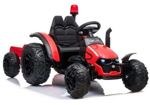 ⁨Traktor na akumulator z Przyczepą HZB-200 Czerwony⁩ w sklepie Wasserman.eu