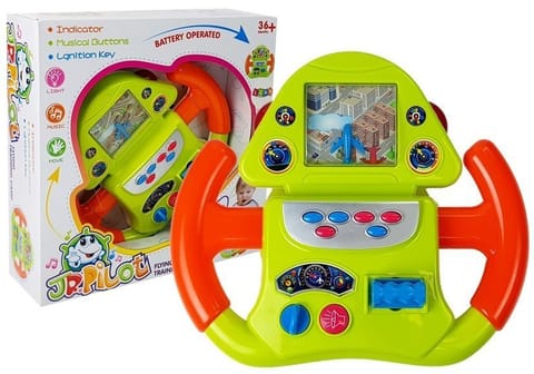 ⁨Interaktywny Symulator Lotów Kierownica Efekty Dźwiękowe Świetlne⁩ w sklepie Wasserman.eu