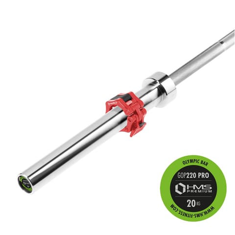 ⁨GOP220 PRO + ZG1000R ZACISKI LOCK GRYF PROSTY OLIMPIJSKI 20KG 2200MM HMS⁩ w sklepie Wasserman.eu