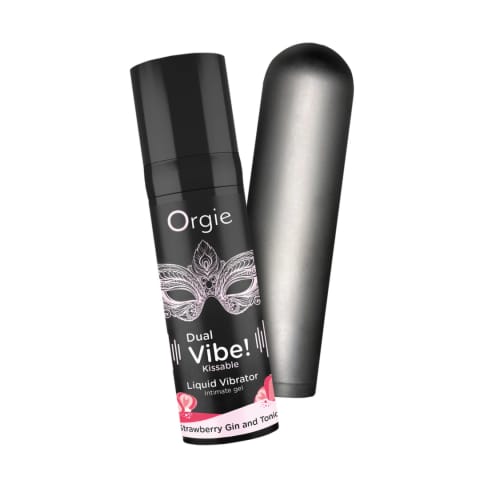 ⁨Orgie Dual Vibe Mini - wibrator kompaktowy smak truskawka gin & tonic⁩ w sklepie Wasserman.eu