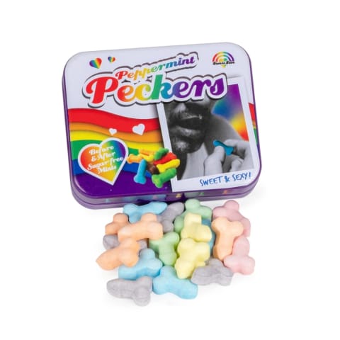 ⁨Miętowe Cukierki Rainbow w Metalowym Pudełku 30g - Kolorowa Edycja⁩ w sklepie Wasserman.eu