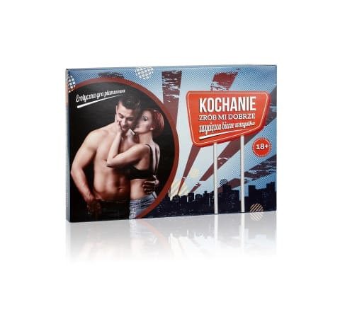 ⁨Grajmy Razem Kochanie Zrob Mi Dobrze - Gra Partnerska dla Par 31x22cm⁩ w sklepie Wasserman.eu