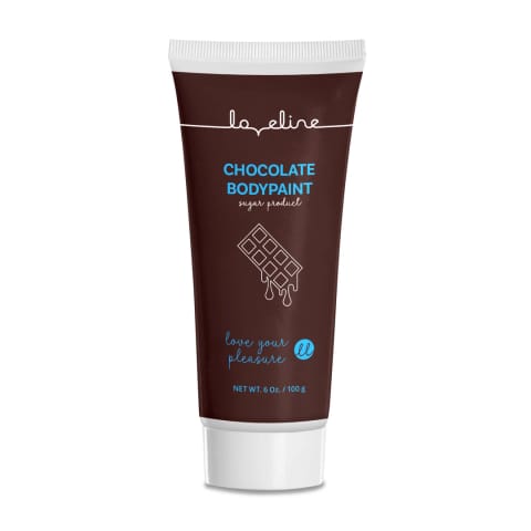 ⁨Loveline Bodypaint Choco - farba do ciała o zapachu czekolady 100g⁩ w sklepie Wasserman.eu