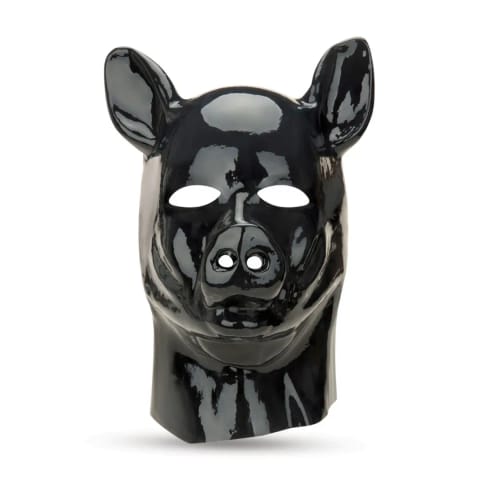⁨Prowler Red Pig Hood - Kaptur lateksowy z maską i otworami na oczy⁩ w sklepie Wasserman.eu