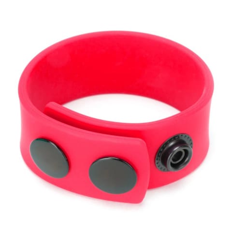 ⁨Prowler RED Pasek Silikonowy Regulowany Czerwony 210x25x3 mm⁩ w sklepie Wasserman.eu