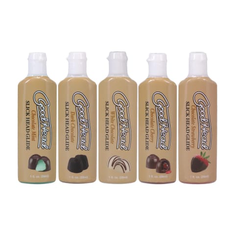 ⁨Doc Johnson GoodHead Zestaw żeli smakowych 5x29ml czekoladowe⁩ w sklepie Wasserman.eu