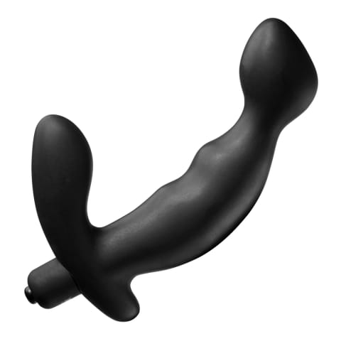 ⁨XR Brands Prostate Explorer silikonowy model masujący punkt P czarny⁩ w sklepie Wasserman.eu