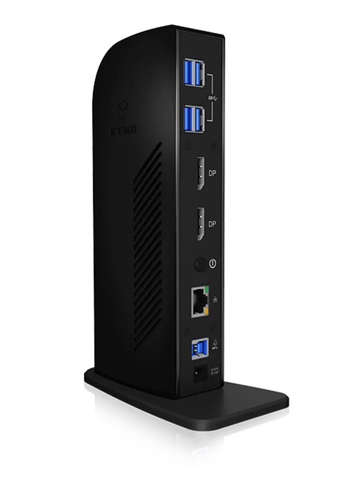 ICY BOX IB-DK2242AC USB,2xDP,LAN,AUDIO,USB-B at Wasserman.eu