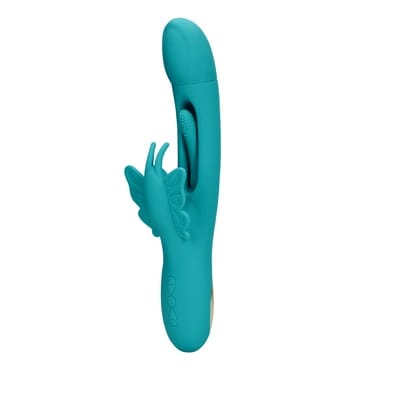 ⁨Loveline Motylek Peacock Blue - wielofunkcyjny wibrator punktu G⁩ w sklepie Wasserman.eu
