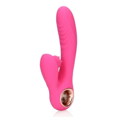 ⁨Loveline Exuberant Pink - Wibrator z funkcją podgrzewania i ruchomym językiem⁩ w sklepie Wasserman.eu