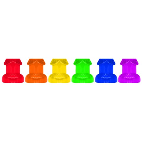 ⁨Kheper Games Zestaw kieliszkow Rainbow Party 6 szt. kolorowe 44 ml⁩ w sklepie Wasserman.eu