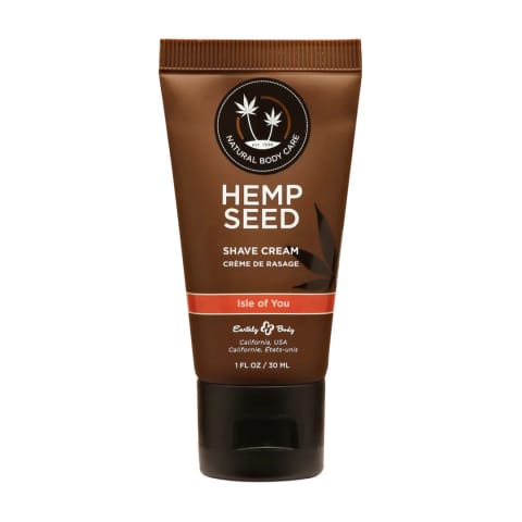 ⁨Earthly Body Hemp Shave Cream 30ml krem do golenia z olejem konopnym⁩ w sklepie Wasserman.eu