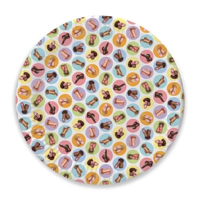 ⁨Little Genie Party Plates 7'' - Zestaw 8 papierowych talerzy imprezowych⁩ w sklepie Wasserman.eu