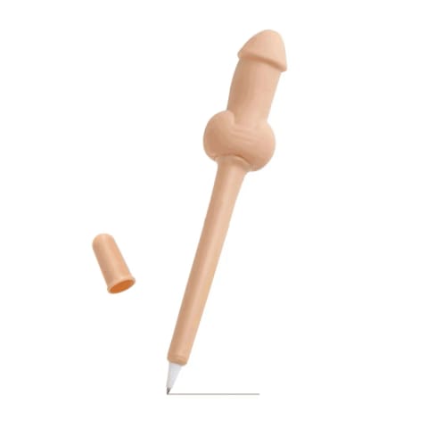 ⁨Little Genie długopis Soft Touch o elastycznej końcowce rożowy⁩ w sklepie Wasserman.eu