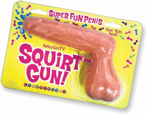 ⁨Little Genie Party Gun - pistolet imprezowy z funkcją natrysku, biały⁩ w sklepie Wasserman.eu