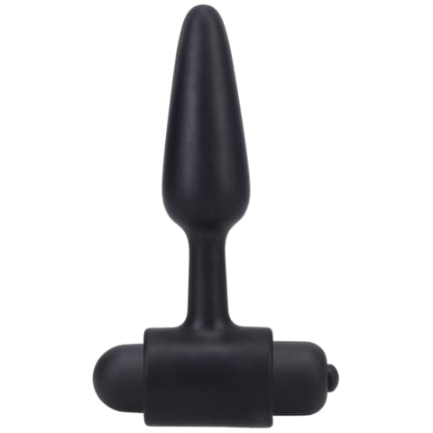 ⁨Doc Johnson Intimate Plug 8 cm silikonowy z systemem wibracji⁩ w sklepie Wasserman.eu