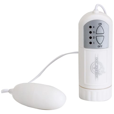 ⁨Doc Johnson White Nights Mini pocisk z 7-biegowym kontrolerem⁩ w sklepie Wasserman.eu