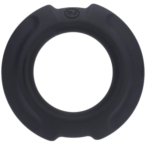 ⁨Doc Johnson Flexisteel pierścień intymny 3,5 cm stal i silikon czarny⁩ w sklepie Wasserman.eu