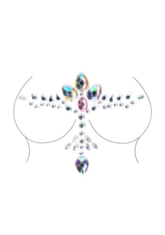 ⁨Le Desir Dazzling Cleavage - Błyszczące naklejki dekoracyjne na ciało⁩ w sklepie Wasserman.eu