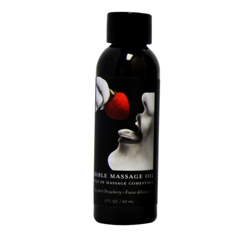 ⁨Earthly Body Olejek do masażu Truskawkowy 60 ml - pielęgnacja skory⁩ w sklepie Wasserman.eu