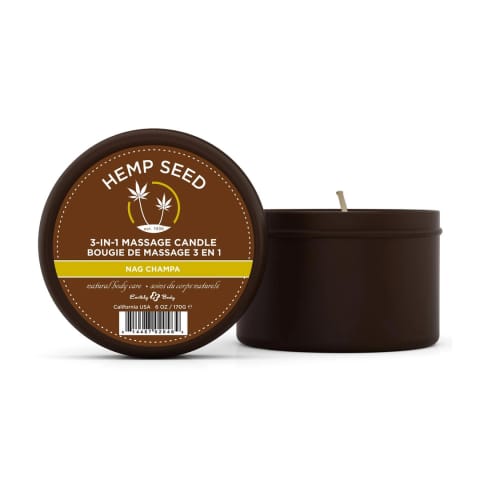 ⁨Earthly Body Nag Champa Świeca do masażu 170g - naturalne olejki⁩ w sklepie Wasserman.eu