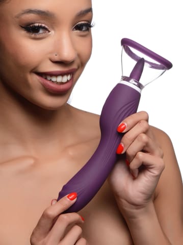 ⁨XR Brands Lickgasm wielofunkcyjny model z funkcją ssania i lizania 8 trybow⁩ w sklepie Wasserman.eu