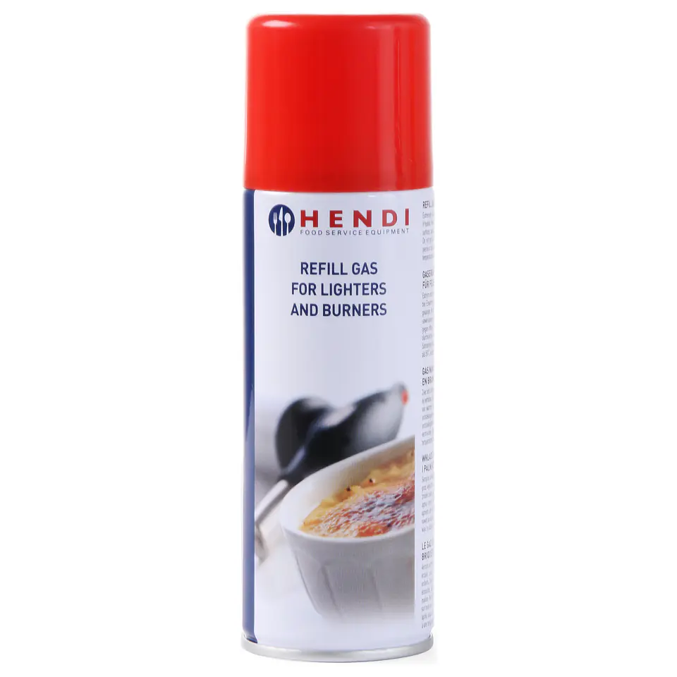 ⁨Gaz do palnika gastronomicznego Creme Brulee i zapalniczek 1szt. - Hendi 199008⁩ w sklepie Wasserman.eu