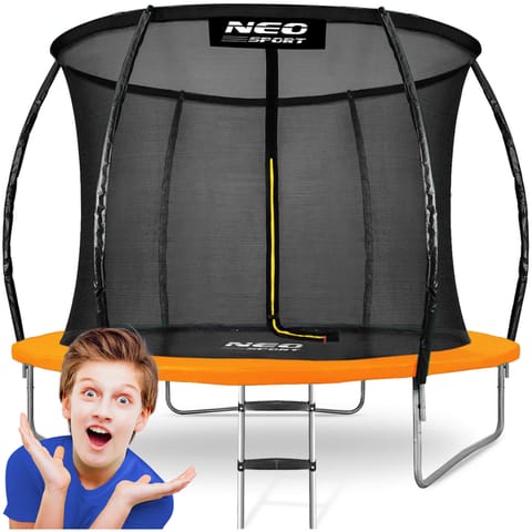 ⁨Trampolina ogrodowa profilowana 8ft/252cm z siatką wewnętrzną Neo-Sport⁩ w sklepie Wasserman.eu