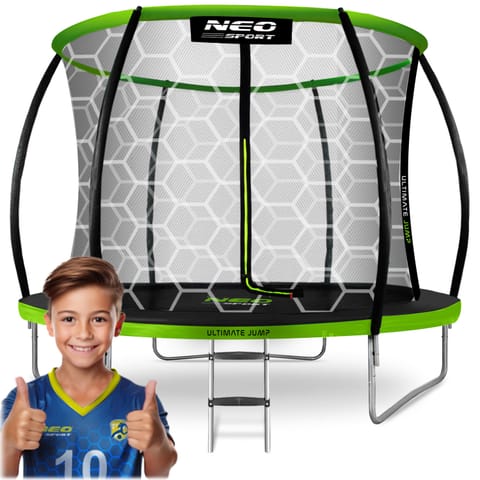 ⁨Trampolina ogrodowa profilowana 10ft/312cmz siatką wewnętrzną Neo-Sport⁩ w sklepie Wasserman.eu