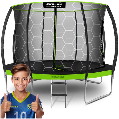 ⁨Trampolina ogrodowa profilowana 14ft/435cm z siatką wewnętrzną Neo-Sport⁩ w sklepie Wasserman.eu