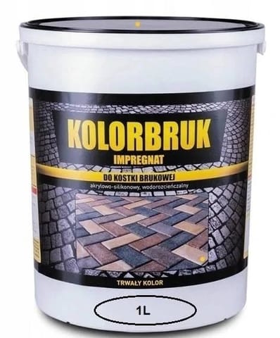 KOLORBRUK IMPREGNAT KOLORYZUJACY DO KOSTKI BRUK.SZARY 1L w sklepie Wasserman.eu