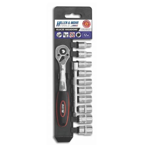 ⁨ZESTAW KLUCZY NASADOWYCH 1/4'' 12 ELEMENTÓW⁩ w sklepie Wasserman.eu