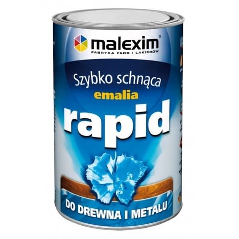 ⁨SZYBKO SCHNĄCA EMALIA ALKIDOWA RAPID SZARY JASNY 0.7L⁩ w sklepie Wasserman.eu