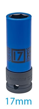 ⁨NASADKA DŁUGA UDAROWA CIENKOŚCIENNA Z TULEJĄ 1/2'' 17MM*80⁩ w sklepie Wasserman.eu